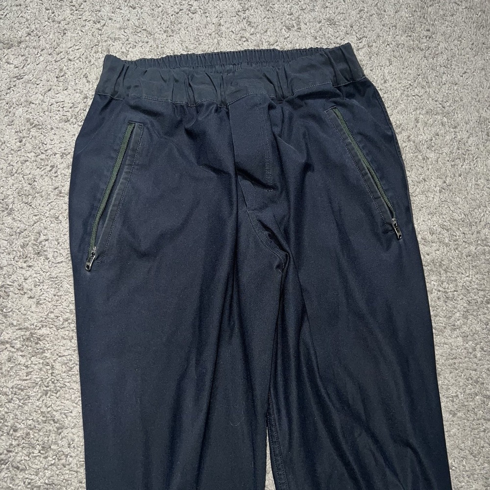 Lululemon Pants Adult Small Black Warpcity Jogger Zip Pockets Stretch Gym Mens S